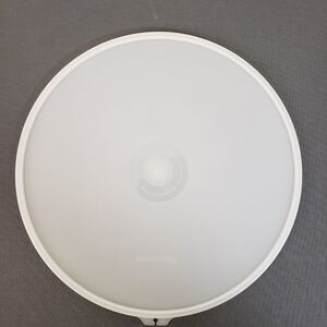 Vintage Tupperware Replacement Lid Sheer Clear Round 2197A-1   9.25"